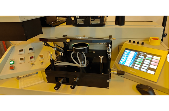 Вид установки с рабочего места